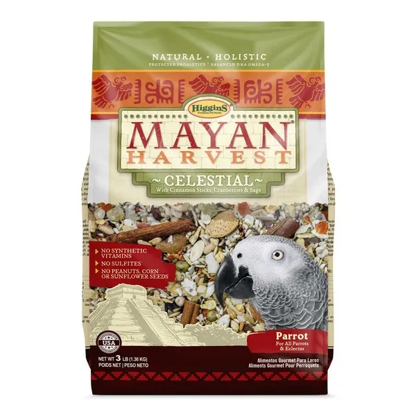 3 Lb Higgins Mayan Harvest Celestial Mix Large Hookbill - Food